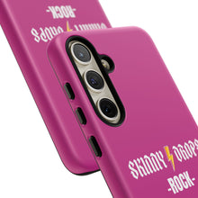 Load image into Gallery viewer, Partner.Co | Skinny Drops Rock White/Pink | Tough Phone Case