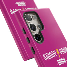 Load image into Gallery viewer, Partner.Co | Skinny Drops Rock White/Pink | Tough Phone Case
