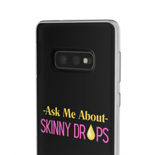 Load image into Gallery viewer, Partner.Co | Ask Me About Skinny Drops Stack Logo Yellow Pink | Flexi Phone Case