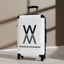 Load image into Gallery viewer, Warrior Movement | Warrior Movement Logo White Suitcases