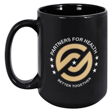 Load image into Gallery viewer, Partners For Health | Black Coffee Mug