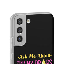 Load image into Gallery viewer, Partner.Co | Ask Me About Skinny Drops Stack Logo Yellow Pink | Flexi Phone Case