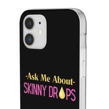 Load image into Gallery viewer, Partner.Co | Ask Me About Skinny Drops Stack Logo Yellow Pink | Flexi Phone Case