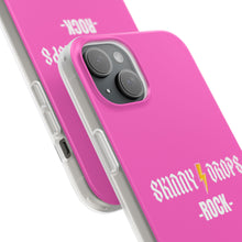 Load image into Gallery viewer, Partner.Co | Skinny Drops Rock Pink/White | Flexi Phone Case