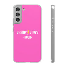 Load image into Gallery viewer, Partner.Co | Skinny Drops Rock Pink/White | Flexi Phone Case