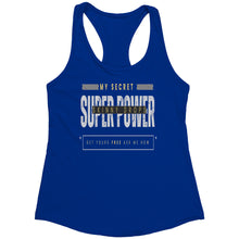 Load image into Gallery viewer, Partner.Co | Next Level Women's Racerback Tank | My Secret Super Power is Skinny Drops