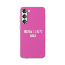 Load image into Gallery viewer, Partner.Co | Skinny Drops Rock Pink/White | Flexi Phone Case