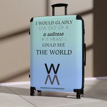 Load image into Gallery viewer, Warrior Movement |See the World Suitcases