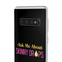 Load image into Gallery viewer, Partner.Co | Ask Me About Skinny Drops Stack Logo Yellow Pink | Flexi Phone Case