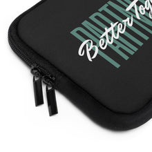 Load image into Gallery viewer, Partner.Co | Green Tall Logo | Black Laptop Sleeve