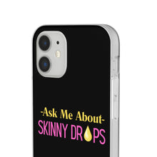 Load image into Gallery viewer, Partner.Co | Ask Me About Skinny Drops Stack Logo Yellow Pink | Flexi Phone Case