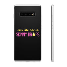 Load image into Gallery viewer, Partner.Co | Ask Me About Skinny Drops Stack Logo Yellow Pink | Flexi Phone Case