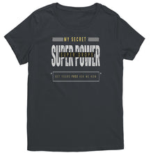 Load image into Gallery viewer, Partner.Co |District Women's T-Shirt | My Secret Super Power is Skinny Drops