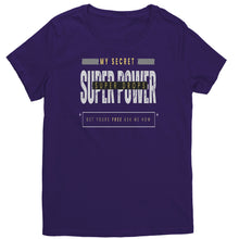 Load image into Gallery viewer, Partner.Co |District Women's T-Shirt | My Secret Super Power is Skinny Drops