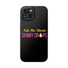 Load image into Gallery viewer, Partner.Co | Ask Me About Skinny Drops Stack Logo Yellow Pink | Flexi Phone Case