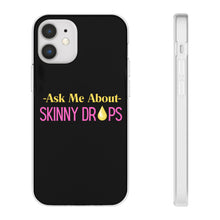 Load image into Gallery viewer, Partner.Co | Ask Me About Skinny Drops Stack Logo Yellow Pink | Flexi Phone Case