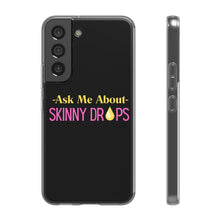 Load image into Gallery viewer, Partner.Co | Ask Me About Skinny Drops Stack Logo Yellow Pink | Flexi Phone Case