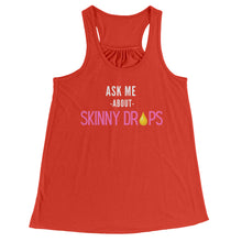 Load image into Gallery viewer, Partner.Co | Ask Me About Skinny Drops Stack Logo Pink  | Racerback Tank