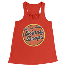 Load image into Gallery viewer, Partner.Co | Ask Me About Skinny Drops Retro Circle | Racerback Tank
