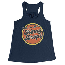 Load image into Gallery viewer, Partner.Co | Ask Me About Skinny Drops Retro Circle | Racerback Tank