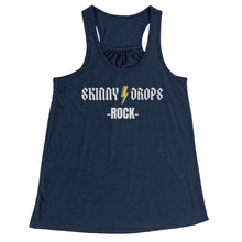 Load image into Gallery viewer, Partner.Co | Skinny Drops Rock White | Racerback Tank