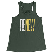 Load image into Gallery viewer, Partner.Co | RENEW Tall Logo| Flowy Racerback Tank