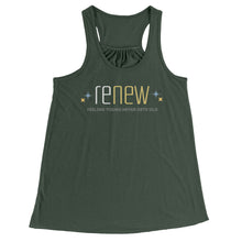 Load image into Gallery viewer, Partner.Co | RENEW Simple Logo| Flowy Racerback Tank