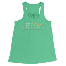 Load image into Gallery viewer, Partner.Co | RENEW Simple Logo| Flowy Racerback Tank