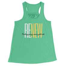 Load image into Gallery viewer, Partner.Co | RENEW Tall Logo| Flowy Racerback Tank