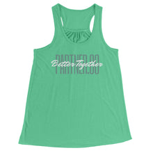 Load image into Gallery viewer, Partner.Co | Green Tall Logo | Flowy Racerback Tank