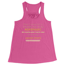Load image into Gallery viewer, Partner.Co | Smokin' Hot Body Menopause Skinny Drops  |  Racerback Tank