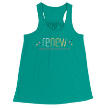 Load image into Gallery viewer, Partner.Co | RENEW Simple Logo| Flowy Racerback Tank