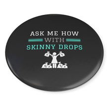 Load image into Gallery viewer, Partner.Co | Ask Me How With Skinny Drops Woman Logo | Button Pins