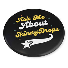 Load image into Gallery viewer, Partner.co| Skinny Drops Baseball Logo Black | Button Pins