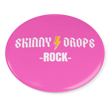 Load image into Gallery viewer, Partner.Co | Skinny Drops Rock Pink/White | Button Pins Packs