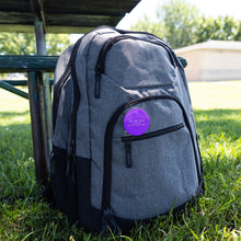 Load image into Gallery viewer, Team Impact| Ask Me WHY You Need Body Balancing Drops | Purple Button Pins