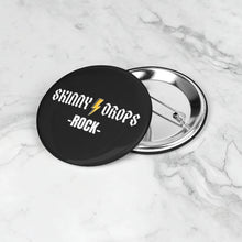 Load image into Gallery viewer, Partner.Co | Skinny Drops Rock Black/White | Button Pins
