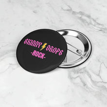Load image into Gallery viewer, Partner.Co | Skinny Drops Rock Pink/White | Event Button Pins Packs