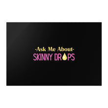 Load image into Gallery viewer, Partner.Co | Ask Me About Skinny Drops Stacked Yellow Pink  Black Logo | Event Poster