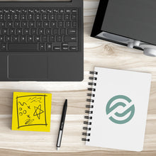 Load image into Gallery viewer, Partner.Co | Circle Logo| White Spiralbound Notebook