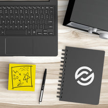 Load image into Gallery viewer, Partner.Co | Circle Logo| Black Spiralbound Notebook