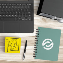 Load image into Gallery viewer, Partner.Co | White Circle Logo| Spiralbound Notebook