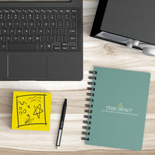 Load image into Gallery viewer, Team Impact| Spiralbound Notebook Partner.Co Green