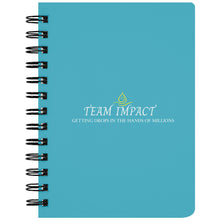 Load image into Gallery viewer, Team Impact| Spiralbound Notebook Turquoise