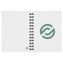 Load image into Gallery viewer, Partner.Co | Circle Logo| White Spiralbound Notebook