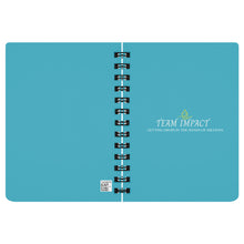 Load image into Gallery viewer, Team Impact| Spiralbound Notebook Turquoise