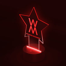 Load image into Gallery viewer, Warrior Movement | Star Pedestal LED Sign