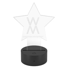 Load image into Gallery viewer, Warrior Movement | Star Pedestal LED Sign