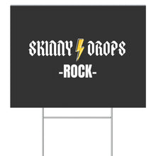 Load image into Gallery viewer, Partner.Co | Skinny Drops Rock White Logo | Event Sign