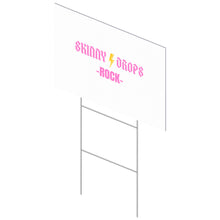 Load image into Gallery viewer, Partner.Co | Skinny Drops Rock White/Pink | Event Sign